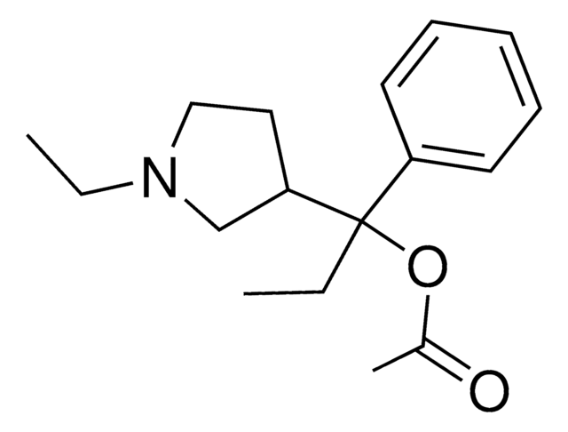 1-(1-ethyl-3-pyrrolidinyl)-1-phenylpropyl acetate AldrichCPR