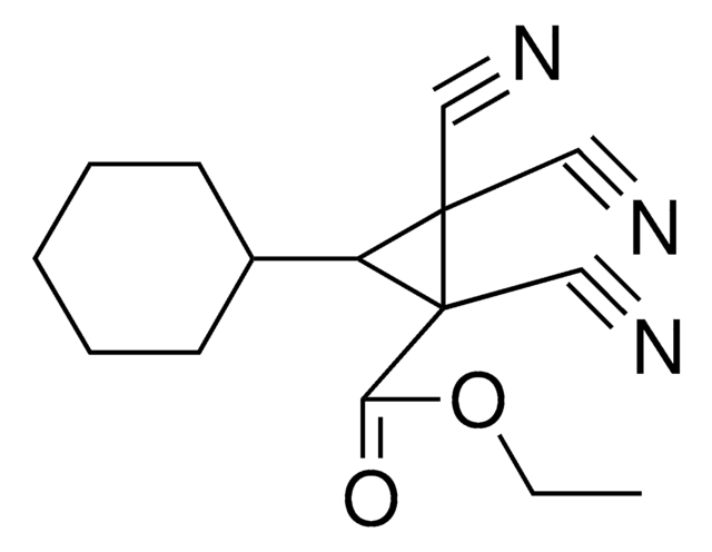 1,2,2-TRICYANO-3-CYCLOHEXYL-CYCLOPROPANECARBOXYLIC ACID ETHYL ESTER AldrichCPR