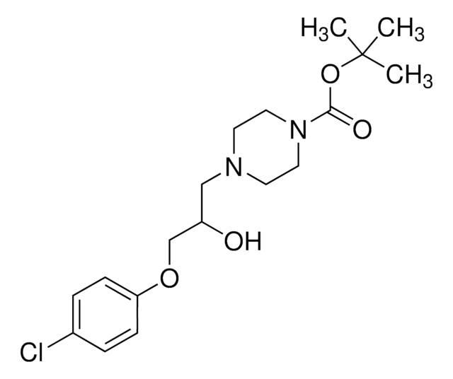 tert-Butyl 4-[3-(4-chlorophenoxy)-2-hydroxypropyl]-1-piperazinecarboxylate AldrichCPR