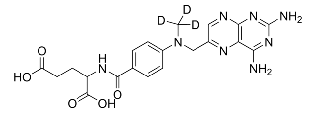 甲氨蝶呤-D3标准液 CRM 溶液 100&#160;&#956;g/mL in methanol with 0.01N NaOH, ampule of 1&#160;mL, certified reference material, Cerilliant&#174;