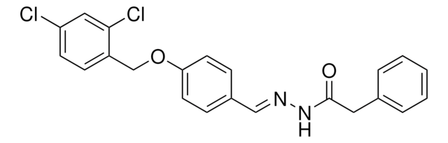 2-PHENYL-ACETIC ACID (4-(2,4-DICHLORO-BENZYLOXY)-BENZYLIDENE)-HYDRAZIDE AldrichCPR