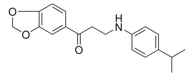 1-(1,3-BENZODIOXOL-5-YL)-3-(4-ISOPROPYLANILINO)-1-PROPANONE AldrichCPR