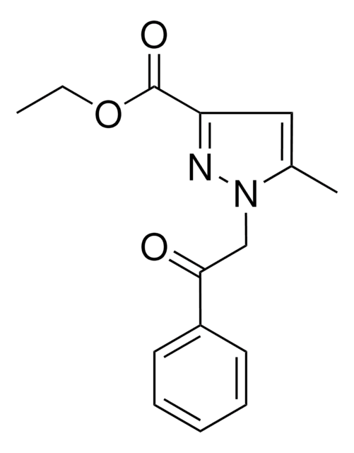 ETHYL 5-METHYL-1-(2-OXO-2-PHENYLETHYL)-1H-PYRAZOLE-3-CARBOXYLATE AldrichCPR