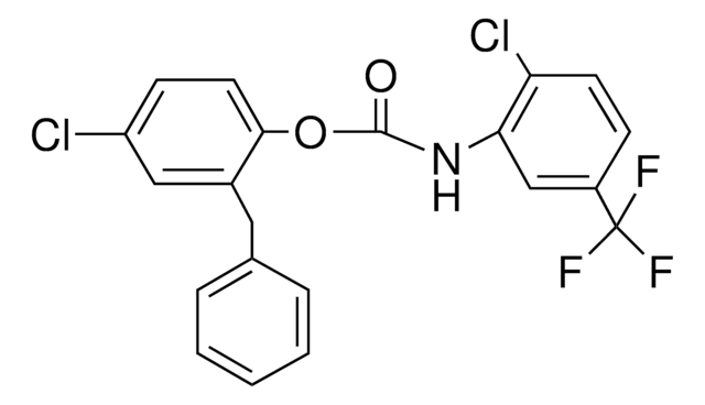 2-BENZYL-4-CHLOROPHENYL N-(2-CHLORO-5-(TRIFLUOROMETHYL)PHENYL)CARBAMATE AldrichCPR