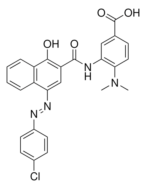 3-((4-((4-CL-PH)DIAZENYL)-1-HO-2-NAPHTHOYL)AMINO)-4-(DIMETHYLAMINO)BENZOIC ACID AldrichCPR