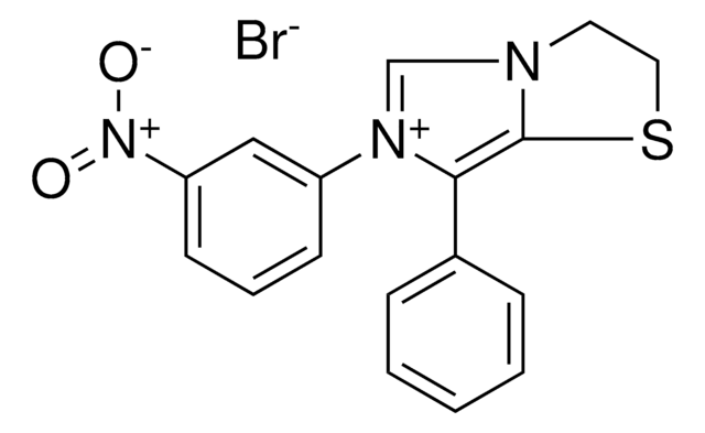 6-(3-NITROPHENYL)-7-PHENYL-2,3-DIHYDROIMIDAZO(5,1-B)(1,3)THIAZOL-6-IUM BROMIDE AldrichCPR