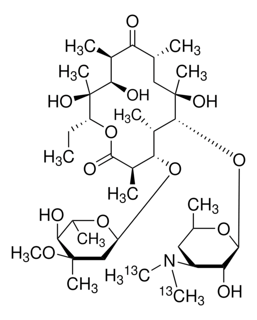 红霉素-N,N-二甲基-13C2 99 atom % 13C, 95% (CP)
