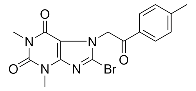 8-BROMO-1,3-DIMETHYL-7-(2-OXO-2-P-TOLYL-ETHYL)-3,7-DIHYDRO-PURINE-2,6-DIONE AldrichCPR
