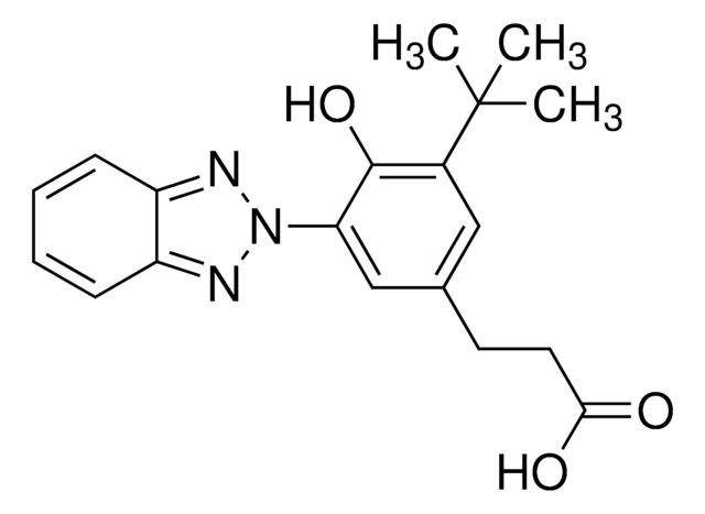 3-(3-(2H-Benzo[d][1,2,3]triazol-2-yl)-5-(tert-butyl)-4-hydroxyphenyl)propanoic acid AldrichCPR