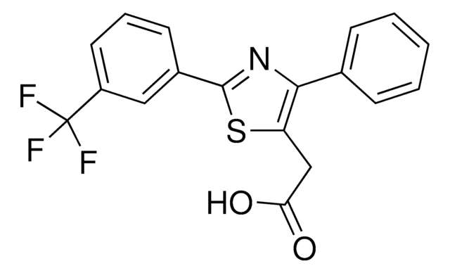 {4-phenyl-2-[3-(trifluoromethyl)phenyl]-1,3-thiazol-5-yl}acetic acid AldrichCPR