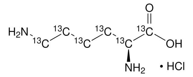 L-赖氨酸-13C6 盐酸盐 99 atom % 13C, 95% (CP)