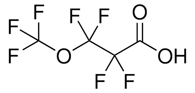 Perfluoro-3-methoxypropanoic acid certified reference material, TraceCERT®, Manufactured by: Sigma-Aldrich Production GmbH, Switzerland