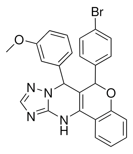 6-(4-BROMOPHENYL)-7-(3-METHOXYPHENYL)-7,12-DIHYDRO-6H-CHROMENO[4,3-D][1,2,4]TRIAZOLO[1,5-A]PYRIMIDINE AldrichCPR