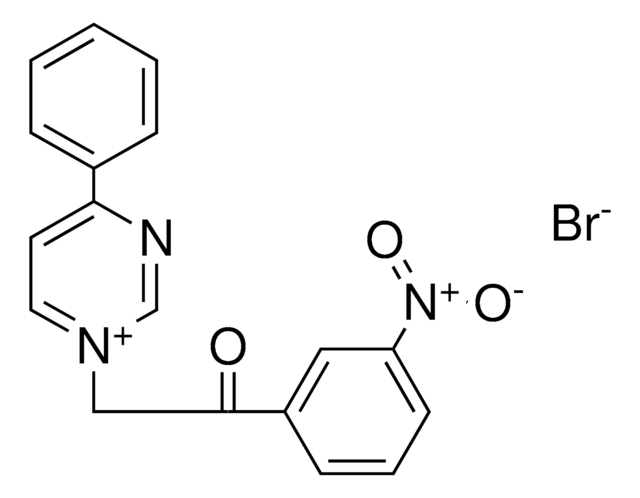 1-(2-(3-NITRO-PHENYL)-2-OXO-ETHYL)-4-PHENYL-PYRIMIDIN-1-IUM, BROMIDE AldrichCPR