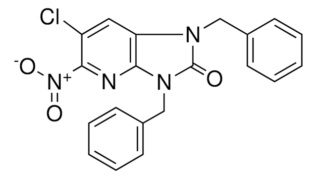 1,3-DIBENZYL-6-CHLORO-5-NITRO-1,3-DIHYDRO-IMIDAZO(4,5-B)PYRIDIN-2-ONE AldrichCPR