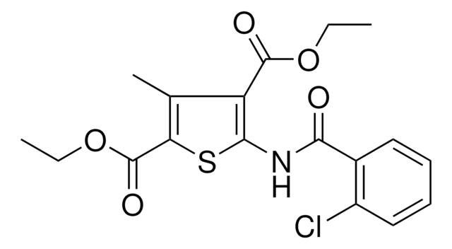 DIETHYL 5-((2-CHLOROBENZOYL)AMINO)-3-METHYL-2,4-THIOPHENEDICARBOXYLATE AldrichCPR