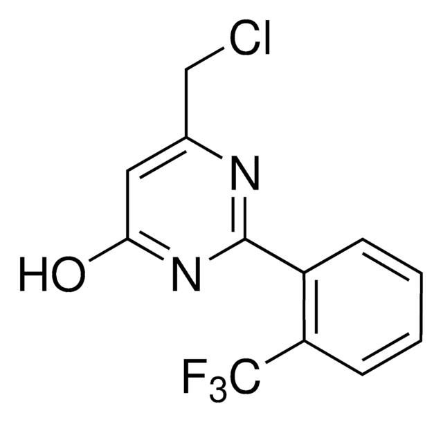 6-(Chloromethyl)-2-[2-(trifluoromethyl)phenyl]-4-pyrimidinol AldrichCPR