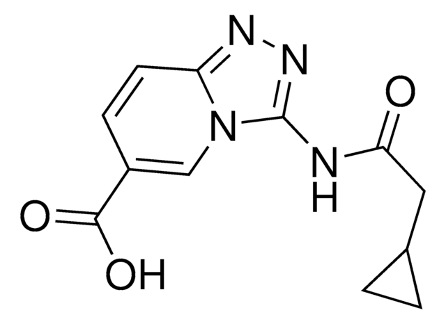 3-[(Cyclopropylacetyl)amino][1,2,4]triazolo[4,3-a]pyridine-6-carboxylic acid AldrichCPR
