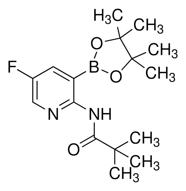 N-(5-Fluoro-3-(4,4,5,5-tetramethyl-1,3,2-dioxaborolan-2-yl)pyridin-2-yl)pivalamide AldrichCPR