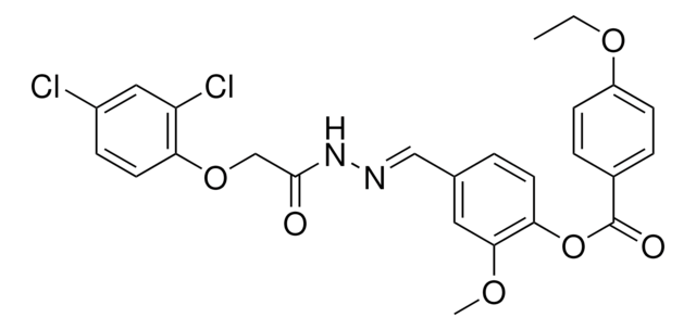 4-(2-((2,4-DICHLOROPHENOXY)AC)CARBOHYDRAZONOYL)-2-METHOXYPHENYL 4-ETHOXYBENZOATE AldrichCPR