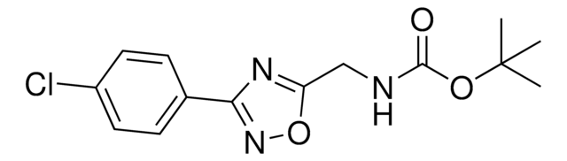 tert-Butyl N-[[3-(4-chlorophenyl)-1,2,4-oxadiazol-5-yl]methyl]carbamate AldrichCPR