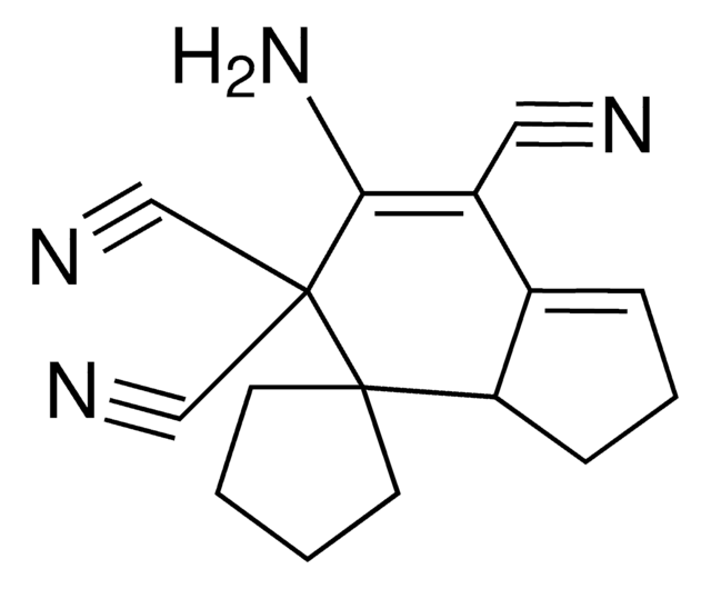 6'-AMINO-3',3A'-DIHYDROSPIRO[CYCLOPENTANE-1,4'-INDENE]-5',5',7'(2'H)-TRICARBONITRILE AldrichCPR