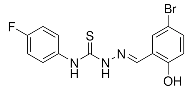 5-BROMO-2-HYDROXYBENZALDEHYDE N-(4-FLUOROPHENYL)THIOSEMICARBAZONE AldrichCPR