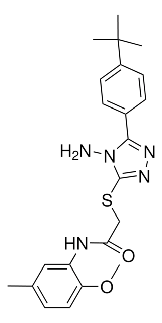 2-{[4-AMINO-5-(4-TERT-BUTYLPHENYL)-4H-1,2,4-TRIAZOL-3-YL]SULFANYL}-N-(2-METHOXY-5-METHYLPHENYL)ACETAMIDE AldrichCPR
