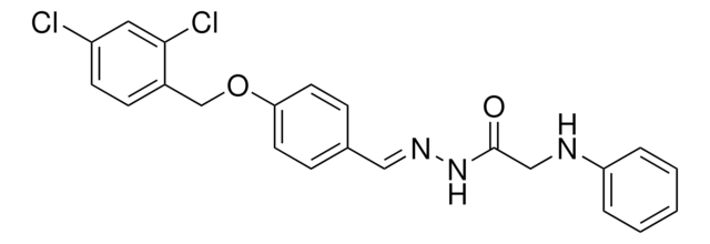 2-PHENYLAMINO-ACETIC ACID (4-(2,4-DICHLORO-BENZYLOXY)-BENZYLIDENE)-HYDRAZIDE AldrichCPR