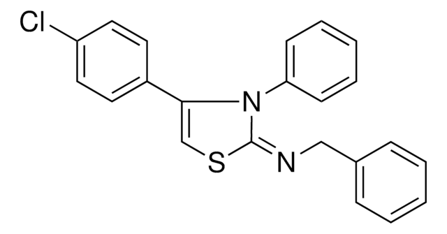 BENZYL-(4-(4-CHLORO-PHENYL)-3-PHENYL-3H-THIAZOL-2-YLIDENE)-AMINE AldrichCPR