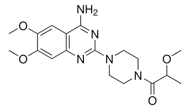 6,7-DIMETHOXY-2-(4-(2-METHOXYPROPANOYL)-1-PIPERAZINYL)-4-QUINAZOLINAMINE AldrichCPR