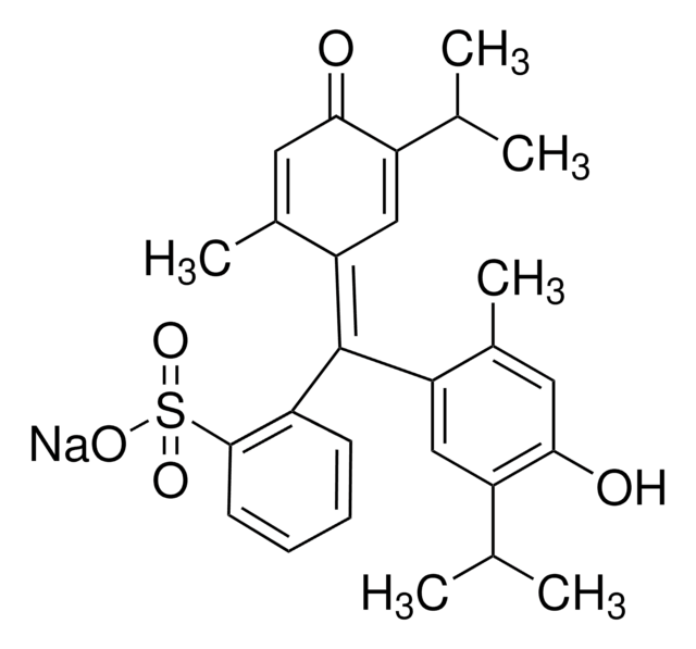 Thymol Blue sodium salt ACS reagent, Dye content 95&#160;%