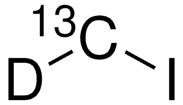 Iodomethane-13C,d &#8805;98 atom % D, &#8805;99 atom % 13C, &#8805;99% (CP), contains copper as stabilizer
