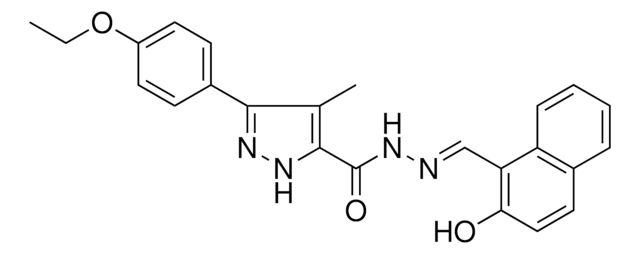 3-(4-ETHOXYPHENYL)-N'-[(E)-(2-HYDROXY-1-NAPHTHYL)METHYLIDENE]-4-METHYL-1H-PYRAZOLE-5-CARBOHYDRAZIDE AldrichCPR