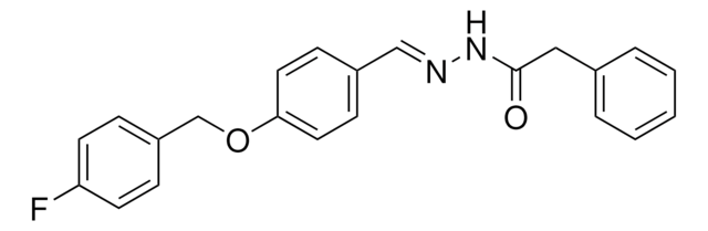 2-PHENYL-ACETIC ACID (4-(4-FLUORO-BENZYLOXY)-BENZYLIDENE)-HYDRAZIDE AldrichCPR