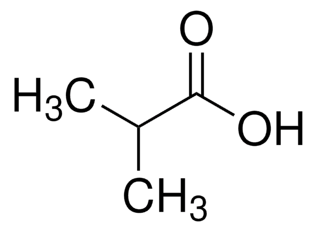Isobutyric acid certified reference material, TraceCERT&#174;, Manufactured by: Sigma-Aldrich Production GmbH, Switzerland