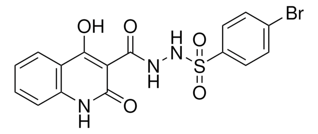 4-BROMO-N'-[(4-HYDROXY-2-OXO-1,2-DIHYDRO-3-QUINOLINYL)CARBONYL]BENZENESULFONOHYDRAZIDE AldrichCPR