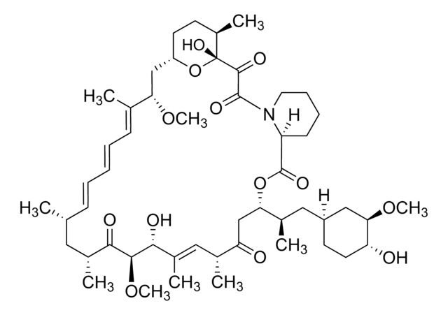 Rapamycin from Streptomyces hygroscopicus Vetec&#8482;, reagent grade, &#8805;95%