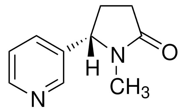 (-)-可替宁 溶液 1.0&#160;mg/mL in methanol, ampule of 1&#160;mL, certified reference material, Cerilliant&#174;