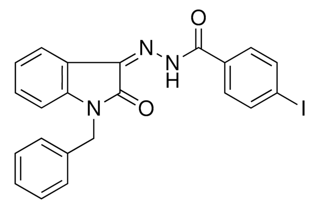 4-IODO-BENZOIC ACID (1-BENZYL-2-OXO-1,2-DIHYDRO-INDOL-3-YLIDENE)-HYDRAZIDE AldrichCPR