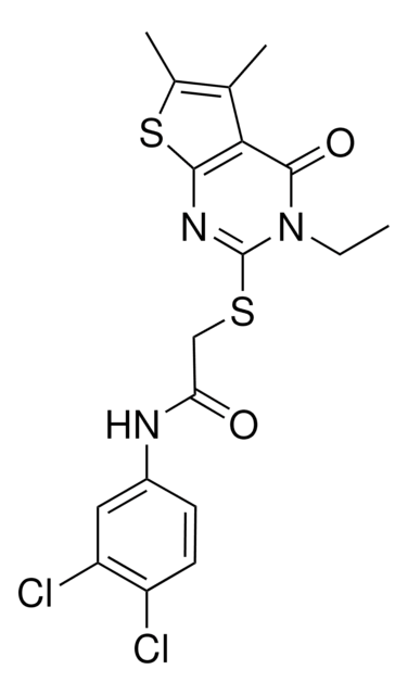N-(3,4-DICHLOROPHENYL)-2-[(3-ETHYL-5,6-DIMETHYL-4-OXO-3,4-DIHYDROTHIENO[2,3-D]PYRIMIDIN-2-YL)SULFANYL]ACETAMIDE AldrichCPR
