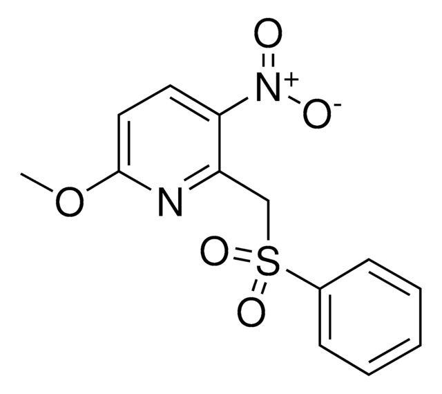 6-Methoxy-3-nitro-2-[(phenylsulfonyl)methyl]pyridine AldrichCPR