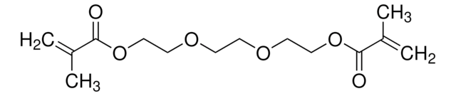 Triethylene glycol dimethacrylate contains 200&#160;ppm monomethyl ether hydroquinone as inhibitor, 99%