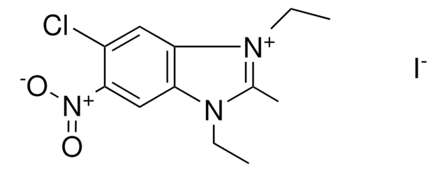 5-CHLORO-1,3-DIETHYL-2-METHYL-6-NITROBENZIMIDAZOLIUM IODIDE AldrichCPR