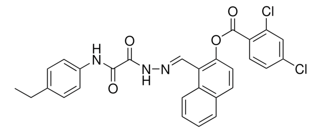 1-(2-((4-ETHYLANILINO)(OXO)AC)CARBOHYDRAZONOYL)-2-NAPHTHYL 2,4-DICHLOROBENZOATE AldrichCPR