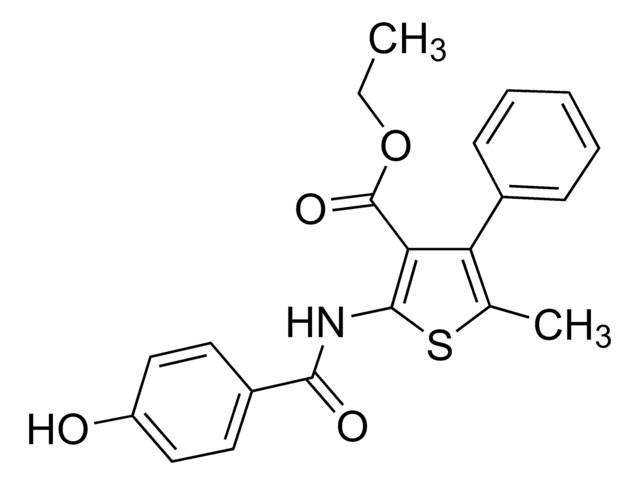 Ethyl 2-[(4-hydroxybenzoyl)amino]-5-methyl-4-phenyl-3-thiophenecarboxylate AldrichCPR