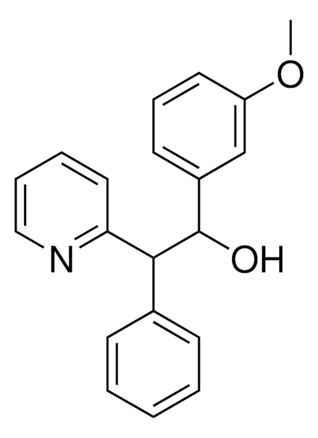 1-(3-Methoxyphenyl)-2-phenyl-2-(2-pyridinyl)ethanol AldrichCPR