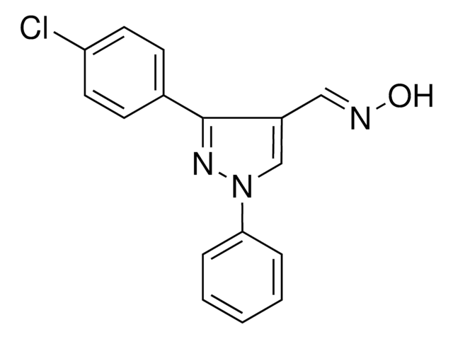 3-(4-CHLORO-PHENYL)-1-PHENYL-1H-PYRAZOLE-4-CARBALDEHYDE OXIME AldrichCPR