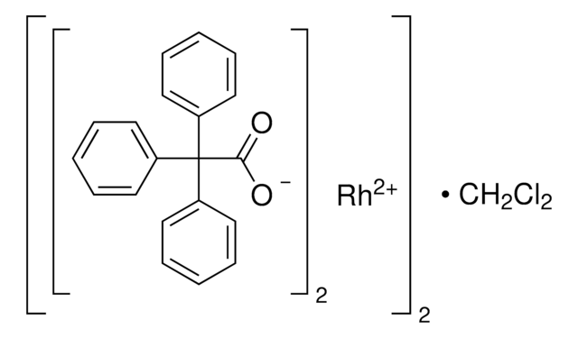 Rhodium(II) triphenylacetate dimer as complex with dichloromethane