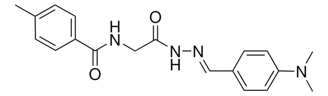 N-(2-(2-(4-(DIMETHYLAMINO)BENZYLIDENE)HYDRAZINO)-2-OXOETHYL)-4-METHYLBENZAMIDE AldrichCPR